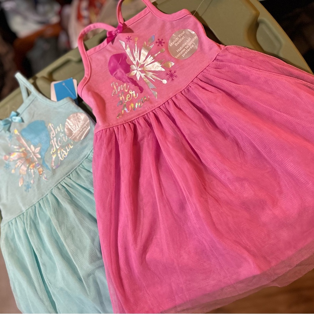 Disney Anna and Elsa Dress Set